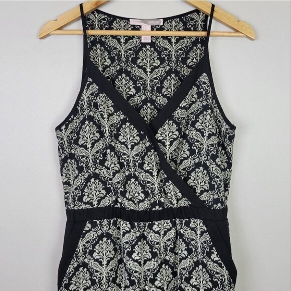 FOREVER 21 Sleeveless Dress Pockets Black Cream M - Picture 2 of 10